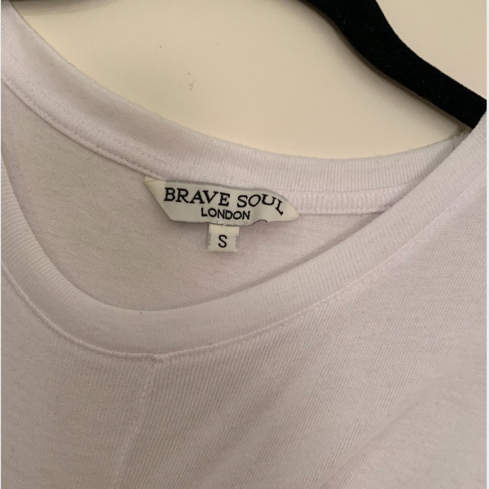 ASOS white wrap tie front short sleeve t-shirt - S - Picture 4 of 4